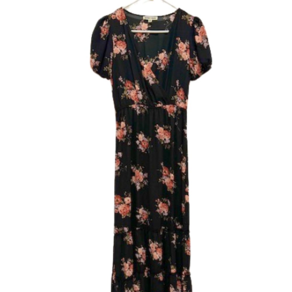 NWOT Floral Print V neck summer dress